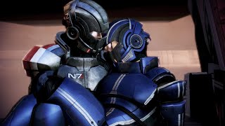 Mass Effect 3  Romancing Kaidan for the first time as FemShep [upl. by Anaib772]