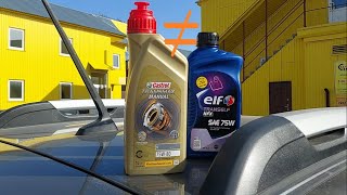 Отказался от Elf 75w в МКПП и залил Castrol Transmax Manual V 75W80 дастер ДастерПро castrol [upl. by Kahle717]