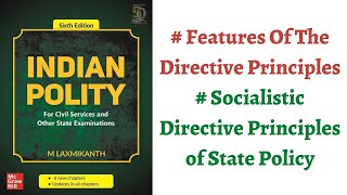 V35 Features of DPSP Socialistic Directive Principles of State Policy Polity by M Laxmikanth [upl. by Viafore]