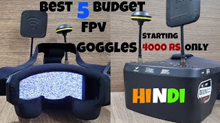 Best 5 Fpv goggles for beginners in 2023 under 10000rs  all languages subtitles [upl. by Dyrraj]