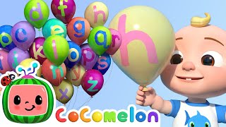 ABC Song With Balloons  More Nursery Rhymes amp Kids Songs  ABCs and 123s  Learn with Cocomelon [upl. by Conway]