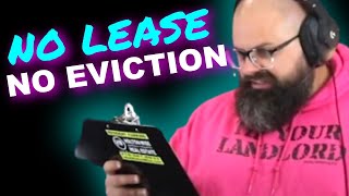 Can you Evict a Tenant without a Lease  Ask James Wise 140 [upl. by Maillil]