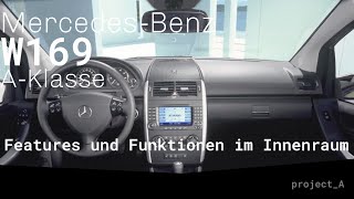 MercedesBenz A Klasse W169 A170 coole Features im Innenraum [upl. by Aserehc]