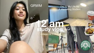 study vlog 🍵 realistic FINALS day in my life as a marketing student in DLSU 🏹 [upl. by Arac]