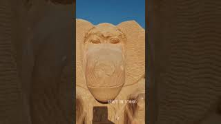 ANCIENT Egyptian BABOON🐒 Ramesseum Luxor [upl. by Melania864]