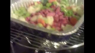 Nuwave Oven Recipes Cooking a Vegetable Baked Potato Pt1  An Infrared Oven TV Episode [upl. by Led]