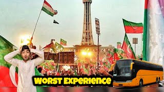 Jalsa Ki Waja Se 4 Ghanty Ka Safar 10 ghanto ma pura hua 😭  PTI Jalsa [upl. by Helsa]