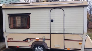 1984 Esterel Supermatic S15 Folding Caravan  Hardwall Camper Trailer nhcaravan [upl. by Anirbes]