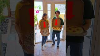 Married couple surprises pizza delivery person shorts [upl. by Kara]