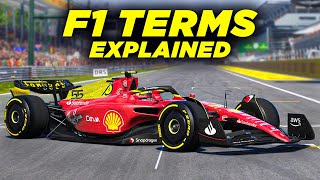 F1 Terms Explained Part 1 Chicane Livery Power Unit Stewards [upl. by Carrol]