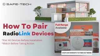 How to Linkup SAFETECH RadioLink Fire Alarm System Interlinked Fire Alarm Pairing Guide [upl. by Atnes452]