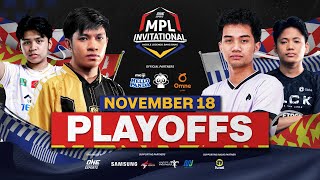 ENGLISH ONE Esports MPL Invitational 2023  Day 4  Playoffs [upl. by Ahsitaf423]