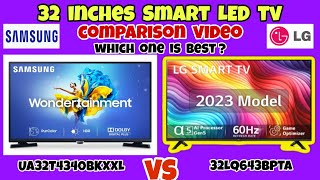 COMPARISON of LG amp SAMSUNG 32quot HD Ready Smart LED TV⚡UA32T4340BKXXL vs 32LQ643BPTA⚡ [upl. by Wood871]