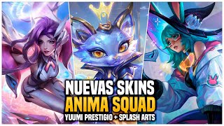 ¡NUEVAS SKINS ANIMA SQUAD 2024  SERAPHINE LEGENDARIA  PRESTIGIOSA YUUMI  LEAGUE OF LEGENDS [upl. by Essirehs]