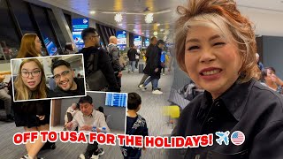 TULFO amp TUNGOL FAM GOES TO THE US  LAST VLOG WITH HENNY 😇  Maricel Tulfo  Tungol [upl. by Uticas]