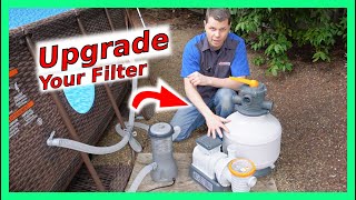 Sand Filter for above ground pool Bestway [upl. by Eilama]