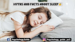 Myths and facts about sleep [upl. by Ahtiekal355]