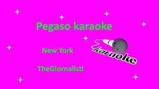 karaoke con cori New York TheGiornalisti [upl. by Amesari]