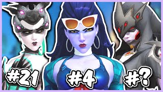 Overwatch  RANKING EVERY WIDOWMAKER SKIN [upl. by Chaffinch]