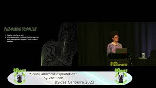 quotScudo Allocator exploitationquot  Zac Ecob BSides Canberra 2023 [upl. by Ain]