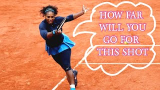 Serena Williams Rocket Returns  SERENA WILLIAMS FANS [upl. by Llertram851]