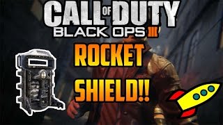 SHADOWS OF EVIL  ROCKET SHIELD PART LOCATIONS BO3 ZOMBIES [upl. by Aznofla553]