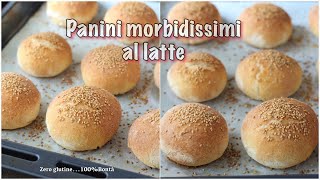 Panini morbidi al latte senzaglutine [upl. by Gnut]