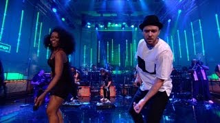 Justin Timberlake covers the Jacksons Shake Your Body Down To The Ground in the Live Lounge [upl. by Navak644]