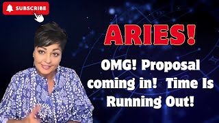 ARIES TAROT READING  OMG Proposal coming in Time Is Running Out tarot aries ariestarot [upl. by Jamilla]