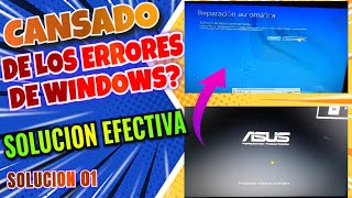 Como Solucionar error Reparacion Automatica en Windows 1011 2023 [upl. by Adnilam]