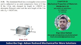 333 Chapter 3  Mechanics of Materials by RC Hibbeler [upl. by Ignacia786]