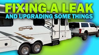 RV Leak Repair and Upgrades  Stabilizer Base  Weather Tech Mud Flaps [upl. by Lleval]