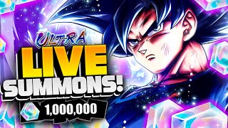 LIVE SUMMONS FOR ULTRA UI SIGN GOKU Dragon Ball LEGENDS [upl. by Mellen]