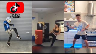 Karate Girl Water Bottle Kick Challenge [upl. by Aihc]