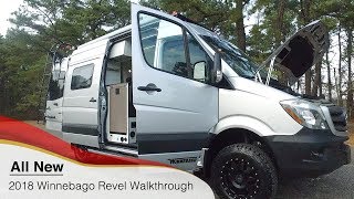 Walk Through 2018 Winnebago Revel 44E 4x4 4wd Short Mercedes Sprinter Off Road [upl. by Irianat]