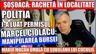 LIVE QampA Dorel Ciolacu și bursa Mario Mocan umblă cu șobolanii lui Cuculis Vitezomana Șoșoacă [upl. by Weinrich]