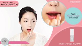 ETUDE Sweet Caster Glossy lip makeup tip from Ulzzang Kim Do Hee [upl. by Godbeare]