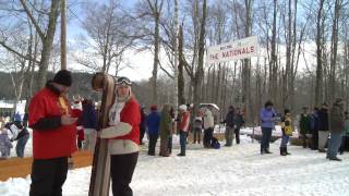 US National Toboggan Championships  Camden Maine [upl. by Ylatan]