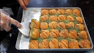 THE ART of Making Legendary MIDYE BAKLAVA  Turkish Street Food [upl. by Andromeda]