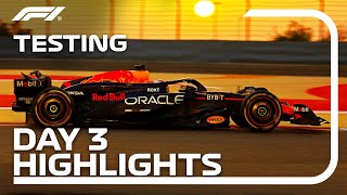 Day 3 Highlights  F1 PreSeason Testing 2024 [upl. by Pros571]