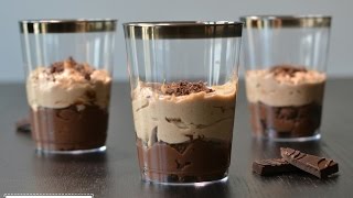 Healthy vegan chocolate peanut butter mousse [upl. by Ilac]