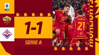 Roma 11 Fiorentina  Serie A Highlights 202324 [upl. by Aicela]