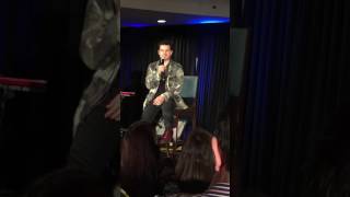 Michael Malarkey doing his Enzo accent TVDDC 2016 [upl. by Walcoff]