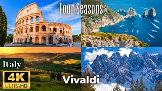 Vivaldi  Four Seasons  Italy 4K [upl. by Adnerad]