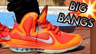 quotBig Bangquot Lebron 9 Onfeet [upl. by Yeslehc]