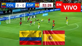 🔴 Colombia 1  0 España EN VIVO  Amistoso Internacional [upl. by Afatsom]