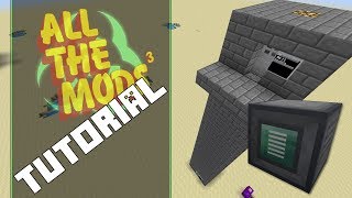 RF Tools Elevator build Tutorial from ATM 3 Lets Play [upl. by Anadroj]