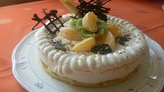 Recette dentremet au fromage blanc  orange et kiwi [upl. by Nosneh980]