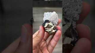 Pyrite amp Sphalerite  Available  quartz dimond dimond crystals [upl. by Kecaj]