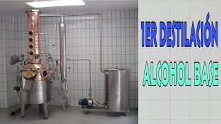 PRIMER DESTILACIÓN DE ALCOHOL BASE PARA AGUARDIENTE [upl. by Neelyam680]